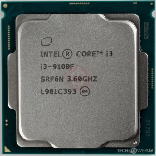 پردازنده اینتل مدل  :  tary Intel Core i3-9100F 3. Coffee Lake